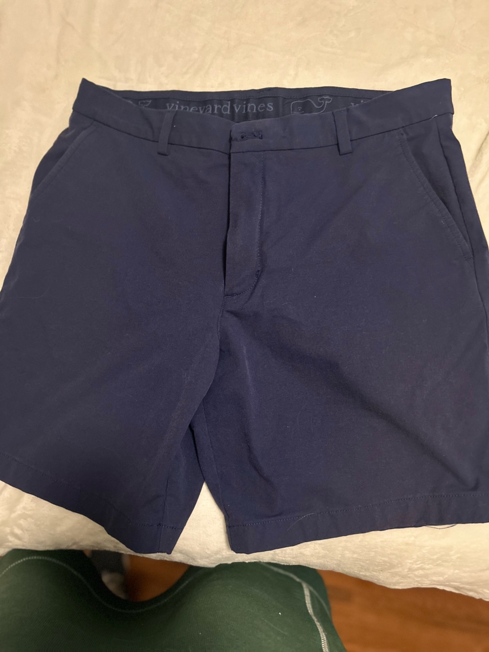 Vineyard Vines Men's Navy Flat Front Shorts